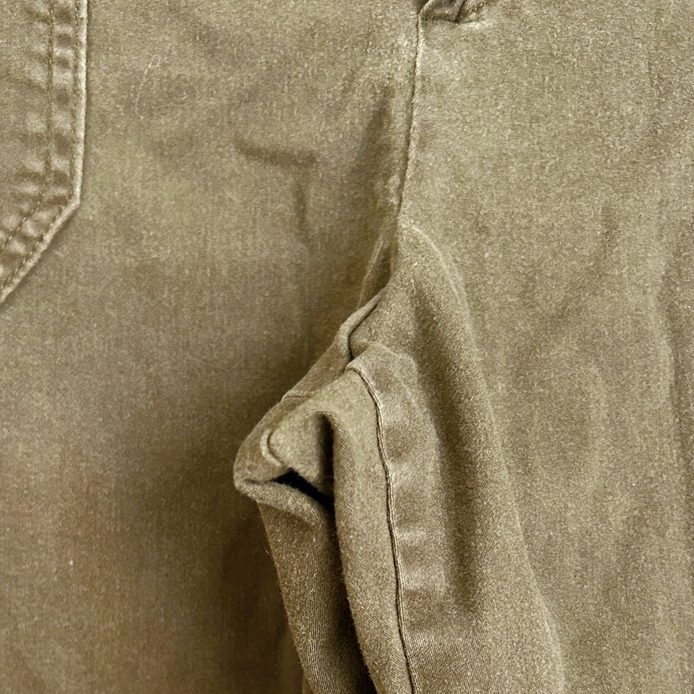 Old Navy Pixie Olive Trousers Ankle Length Size 10 - Picture 3 of 8